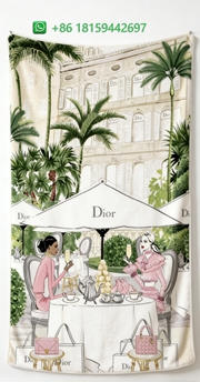 Dior Throw Blankets